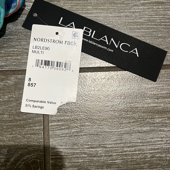 NWT La Blanca size 8 Cheeky Cut Bikini Bottom. - Picture 4 of 5